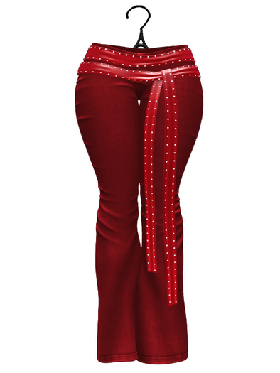 aprelle dahlia pants red