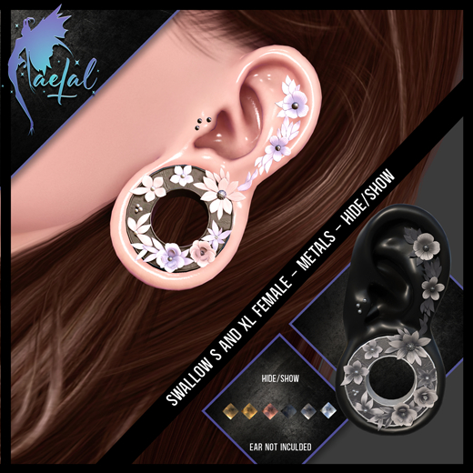 FaeTal - Ear 108-  Swallow  S & XL Female DEMO