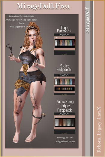 MirageDoll.Frea Smoking pipe(rig,no rig,add)