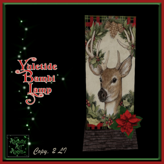 Yuletide BAMBI Lamp