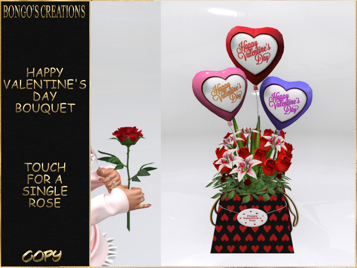 BMC5553 - HAPPY VALENTINE'S DAY BOUQUET