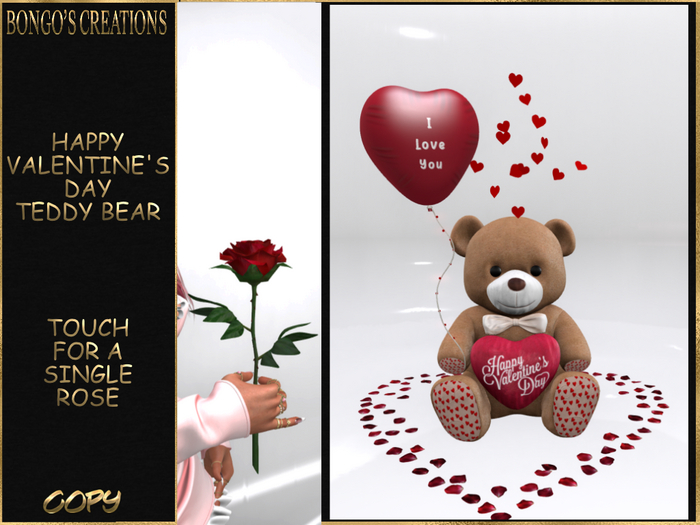 BMC5555 - HAPPY VALENTINE'S DAY TEDDY BEAR