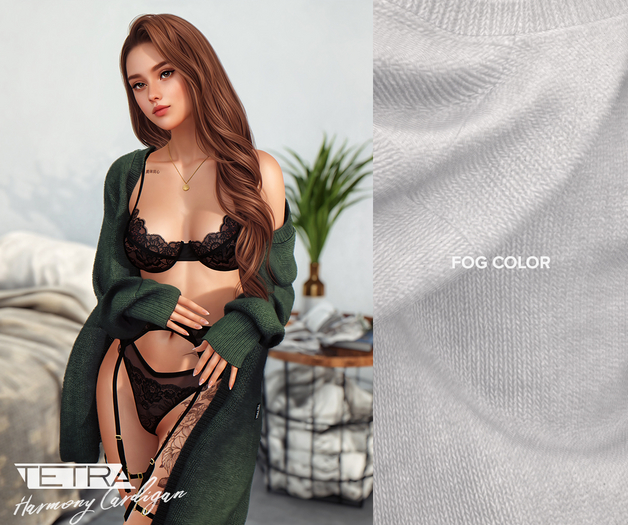 TETRA - Harmony Cardigan (Fog)