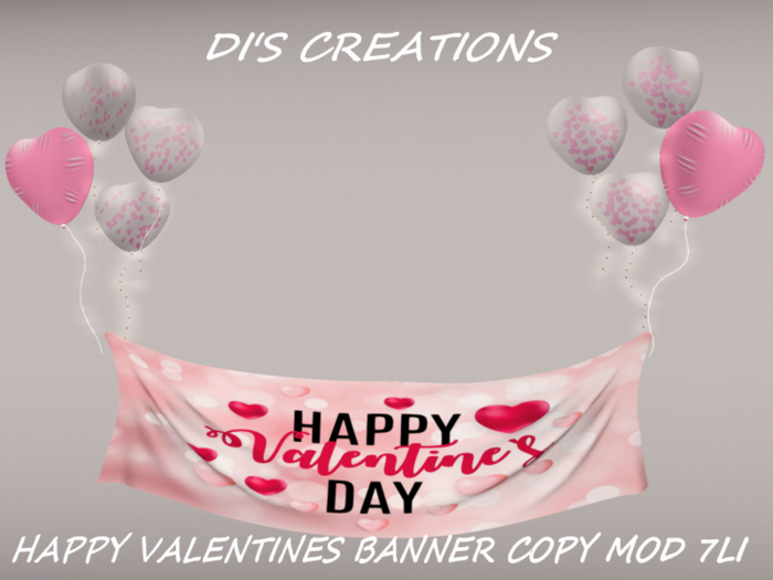 HAPPY VALENTINES BANNER