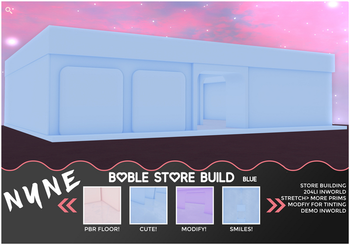 [NYNE] BOBLE STORE BUILD - LIGHT BLUE