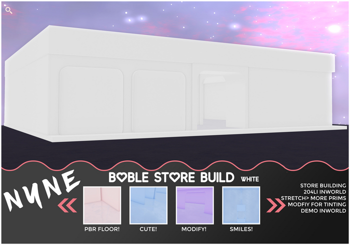 [NYNE] BOBLE STORE BUILD - WHITE