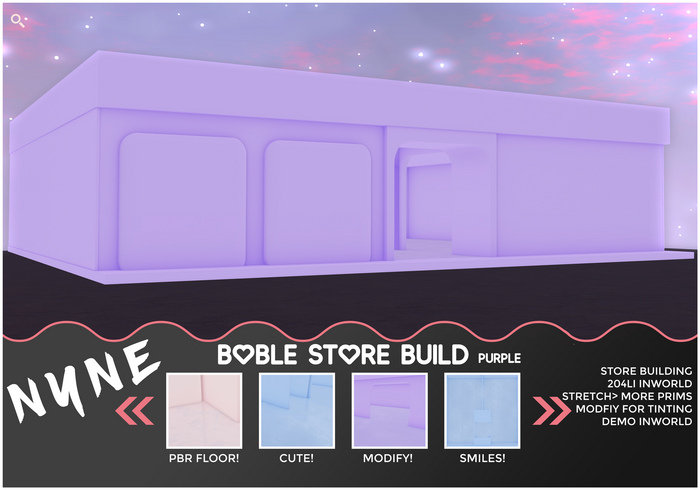 [NYNE] BOBLE STORE BUILD - LIGHT PURPLE