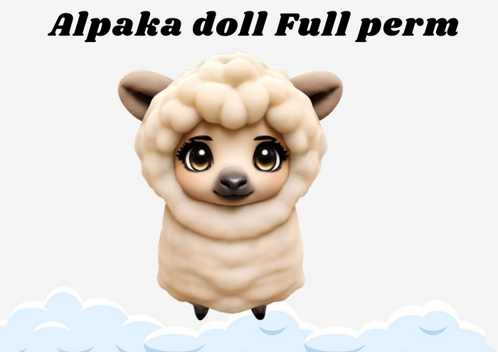 (AL) Alpaka doll Full perm