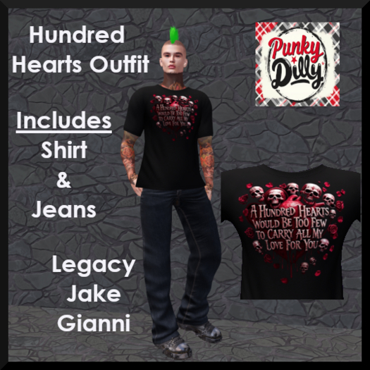 (PD) Hundred Hearts Outfit 
