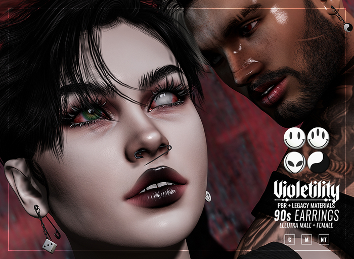 Violetility - 90s Earrings