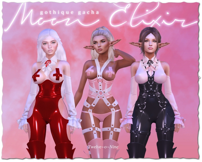 Moon Elixir - Gothique - Lara - Pink Set