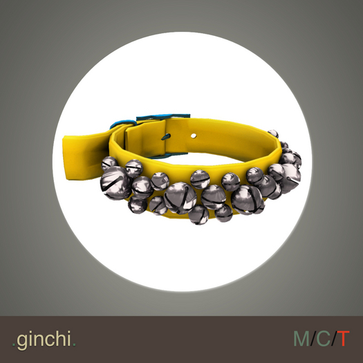 .ginchi. Jingle Bell Collar  - Lemon Berry 