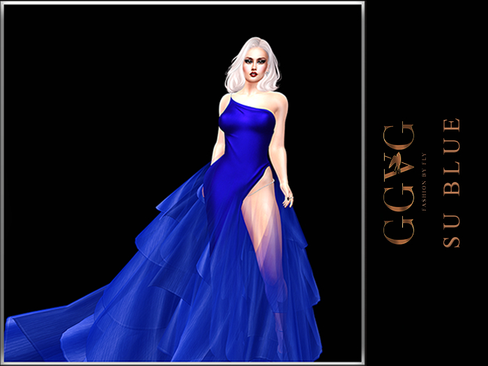 GGVG SU GOWN BLUE