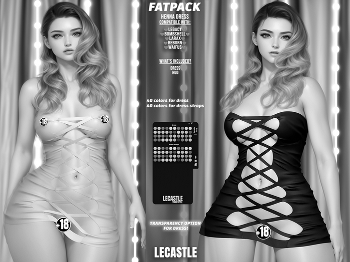 [LECASTLE] Henna Dress *DEMO* 