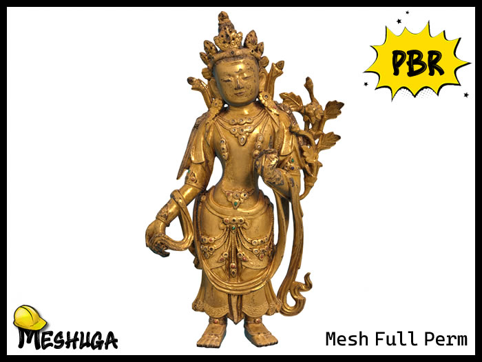 Meshuga PBR Bodhisattva of Mercy Statue FULL PERM MESH