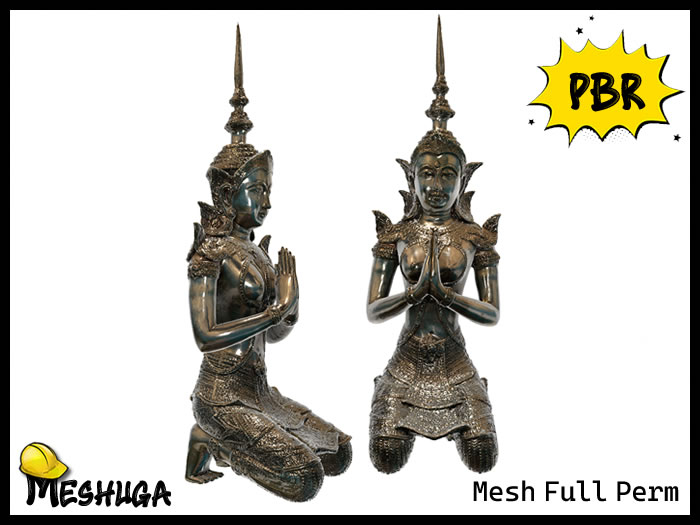 Meshuga PBR Theppanom Thai Statue FULL PERM MESH