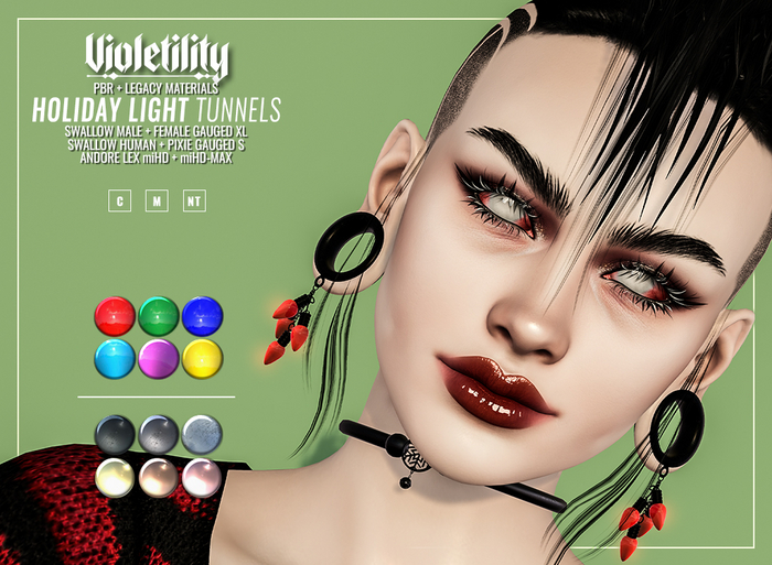 Violetility - Holiday Light Tunnels