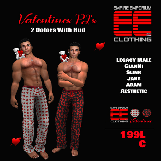 EE Bag -Valentines PJ's