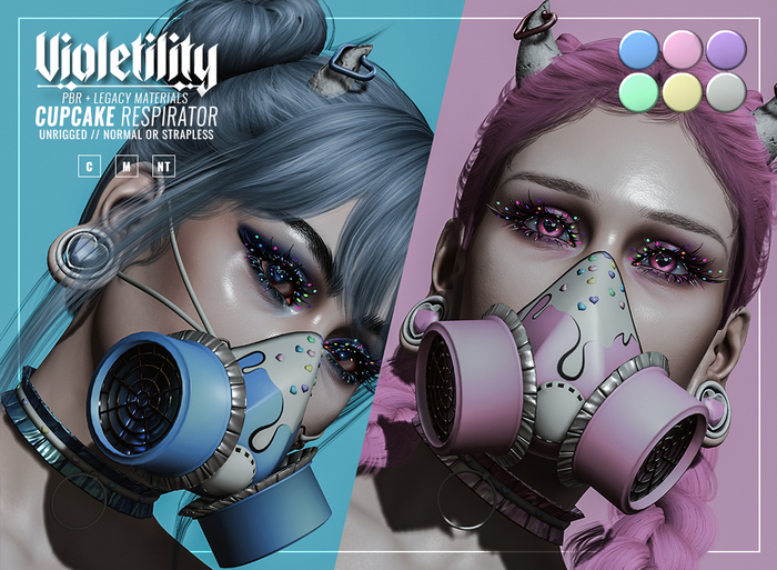 Violetility - Cupcake Respirator