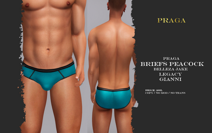 Praga Briefs Peacock