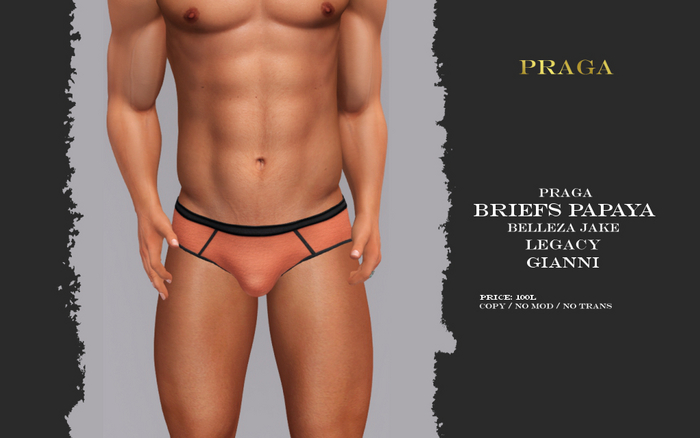 Praga Briefs Papaya