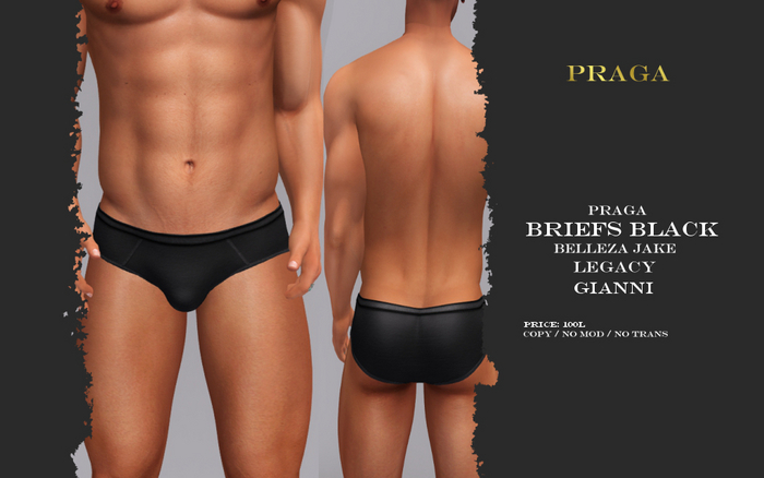 Praga Briefs Black