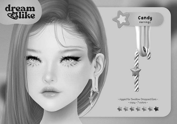 Candy Earrings DEMO (Dropped Ears F) - Dreamlike *