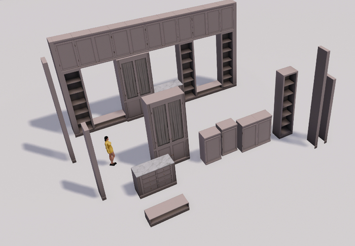 Scarlet Creative Somerset Modular Closet Set - Middleton T
