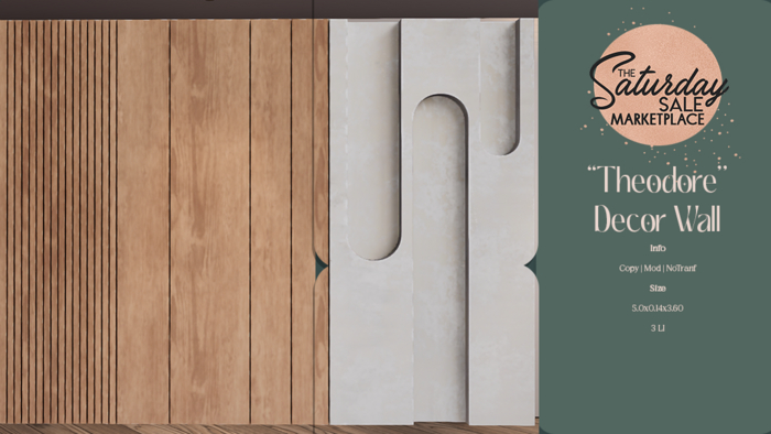 Ambice ~ "Theodore'' Decor Wall