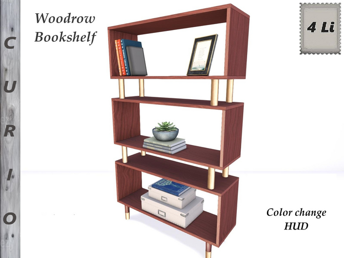 Woodrow Bookcase & Accessories
