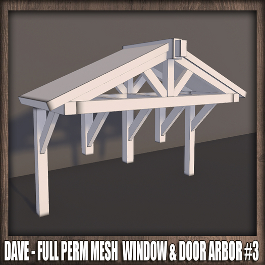 DAVE - FULL PERM MESH DOOR OR WINDOW ARBOR #3