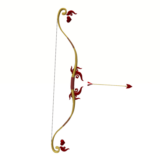 DFS Trowel - VDay Bow and Arrow (FSB#82)