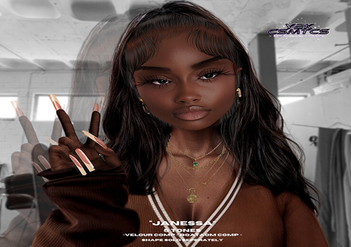 #Y2KCSMTCS. Janessa Skin / Velour Fatpack