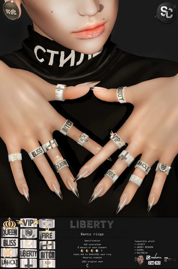 [ SpotCat ] Liberty - bento rings