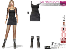 FULL PERM Female 4in1 I Am Sexy And Tough Outfit Slink Maitreya 5.3 LaraX Ocacin Belleza Tonic Ebody Reborn Legacy