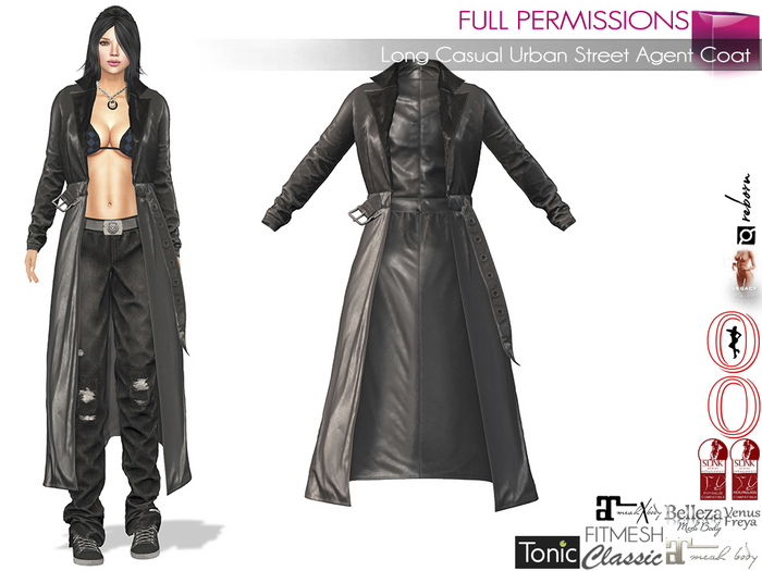 Urban Agent Tough Street Style Bra Denims Coat Shoes Full Outfi