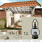 12.DD Appelton Metal Lantern Boxed