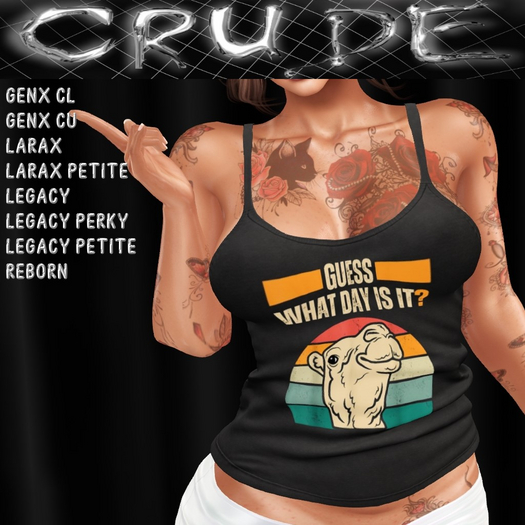 Guess What Day it is? Women's Tank (WT1) <Wear Me>