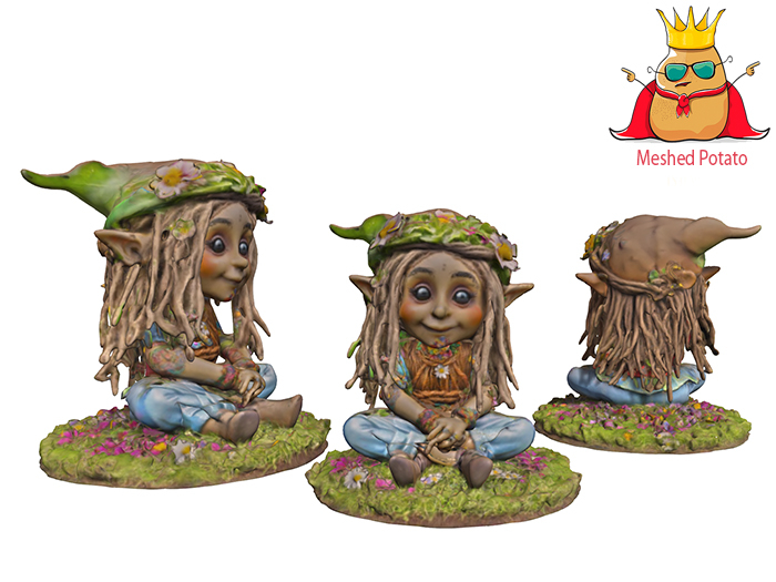 Meshed Potato Hippie Gnome Full Perm