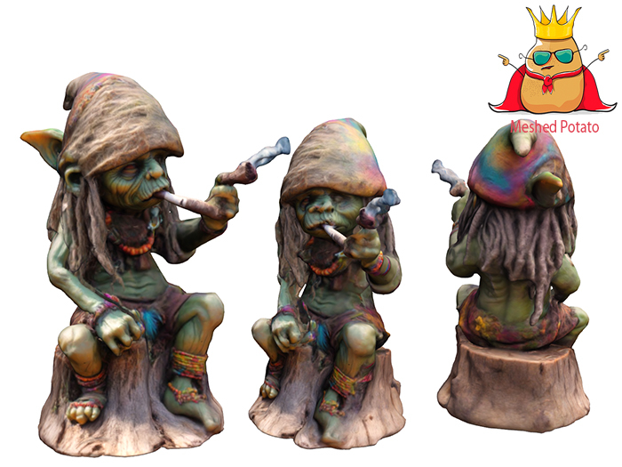 Meshed Potato Stoned Troll Full Perm