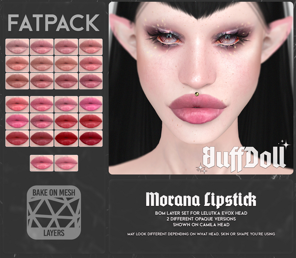 [BuffDoll] - Morana BoM Lipstick [FATPACK]