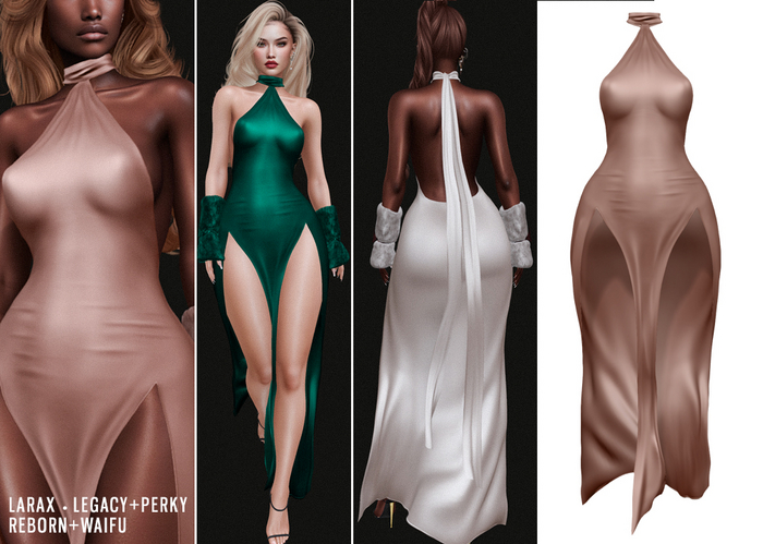 GIZ SEORN: 'Mindy' Night Dress [Nude]