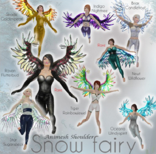 [Boomerang] - Raven Flutterbud Animesh Shoulder Fairy RARE Box