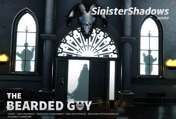 Sinister Shadows Backdrop PBR - The Bearded Guy