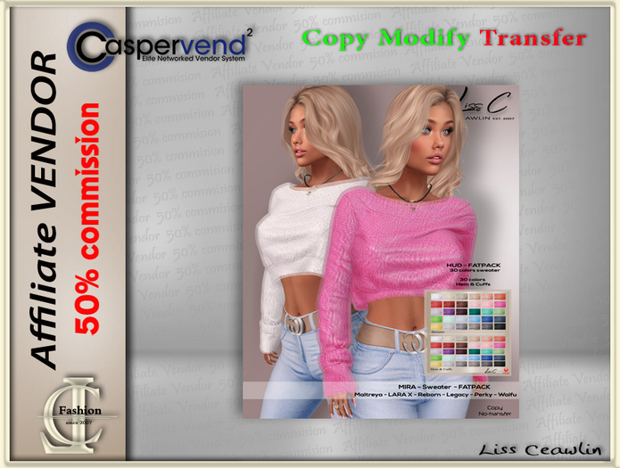 LC Affiliate Vendor - Mira Sweater [11 vendors]