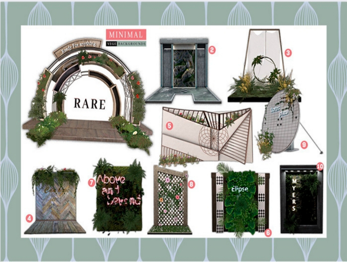 MINIMAL - Vege Background RARE