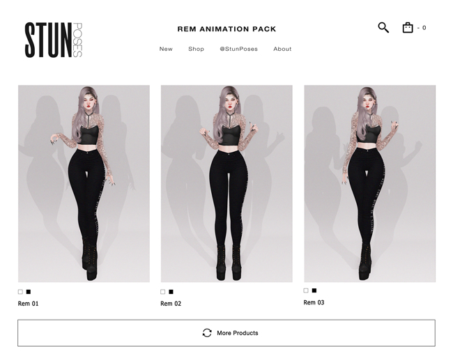 STUN - Anim Pack Collection Bento 'Rem' #78