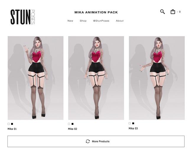 STUN - Anim Pack Collection Bento 'Mika' #77