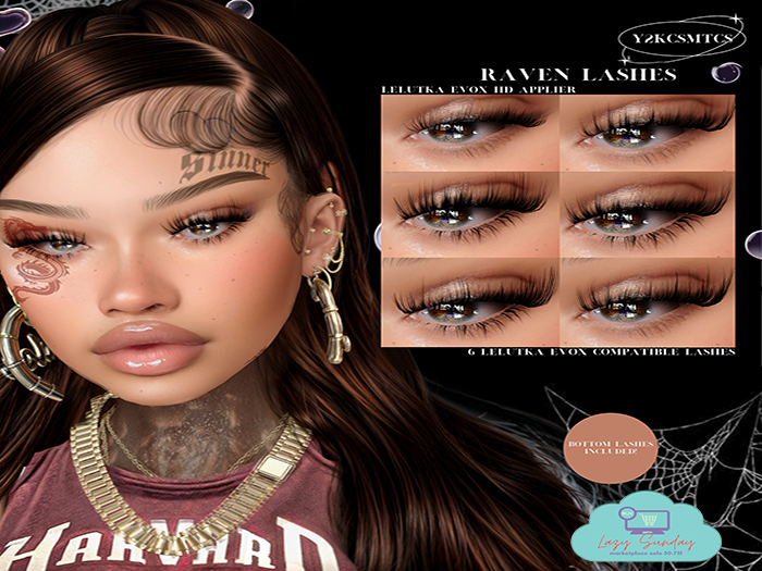 #Y2KCSMTCS / RAVEN LASHES / EVOX / | 
