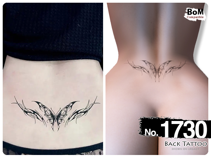 (Back Tattoo) No.1730